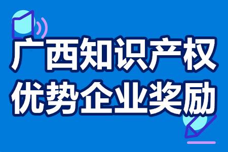 广西知识产权优势企业奖励 知识产权优势企