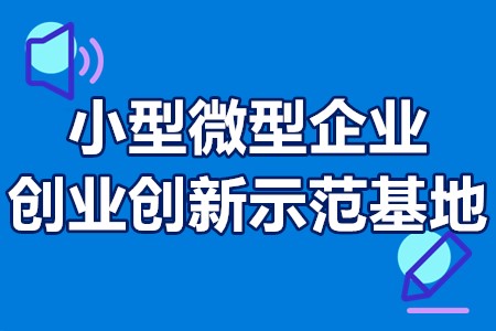 小型微型企业创业创新示范基地