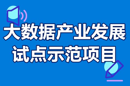 广州市大数据产业发展试点示范项目申报流程、申报要求、时间