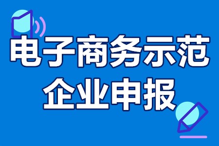 电子商务示范企业申报