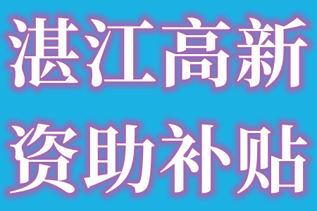 湛江高新技术企业的资助补贴项目及资助补贴金额有多少申报条件