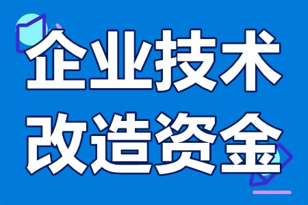 先进制造业企业技术改造资金